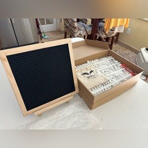 Literarum Felt Letter Board 10”x10”. Qty:2.